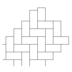 La pose effet chevrons en blocs