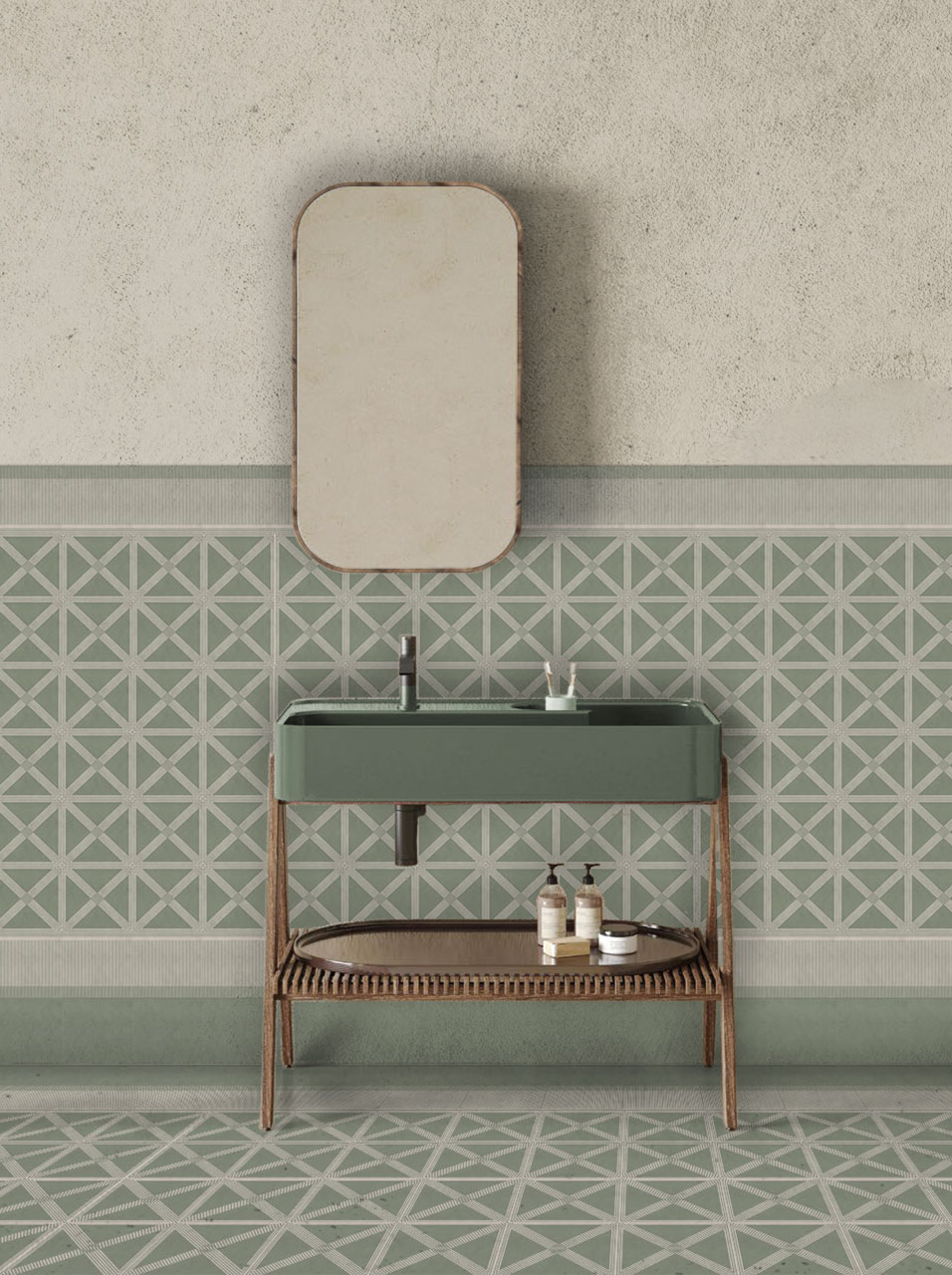 Carrelage vintage et motifs